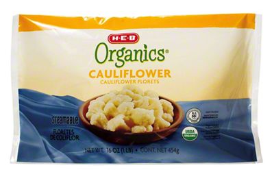 H-E-B Organics Steamable Cauliflower Florets, 16 Oz – Central Market