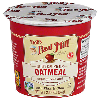 mill bob cinnamon oatmeal apple oz cup bobs gluten groceries express upc