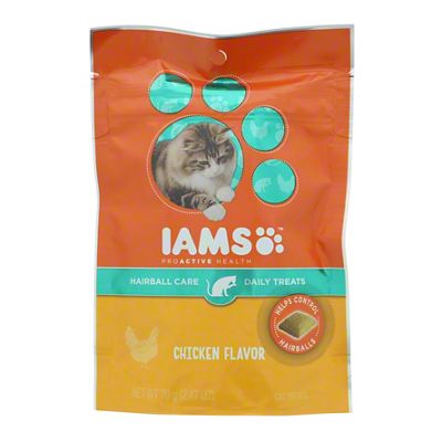 Iams Proactive Health Hairball Care Chicken Flavor Daily Cat Treats 2024 elgincountymidwives