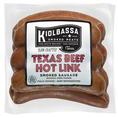 Kiolbassa Texas Beef Hot Link Smoked Sausage Small Pack Central Market Really Into Food