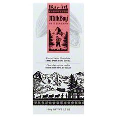 Milkboy Swiss Extra Dark Chocolate 85%, 3.5 oz | Central Market