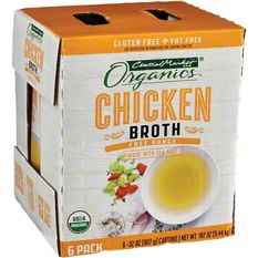 Organic Chicken Broth, 6-pack