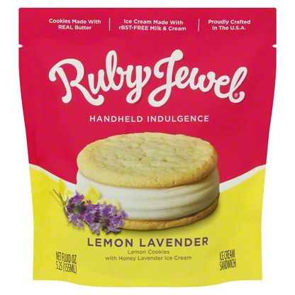 Ruby Jewel Lemon Honey Lavender Ice Cream Cookie 5 1 Oz Central Market