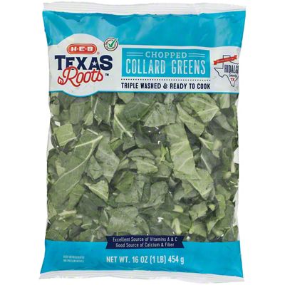 H-E-B Texas Roots Fresh Chopped Collard Greens, 16 oz | Central Market ...