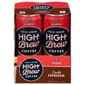 High Brew Double Espresso Coffee 8 oz Cans, 4 pk