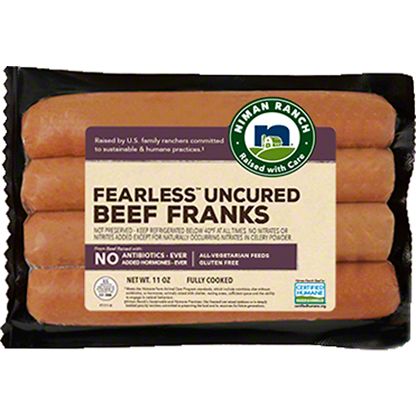 Niman Ranch Fearless Uncured Beef Franks, 11 oz – Central Market