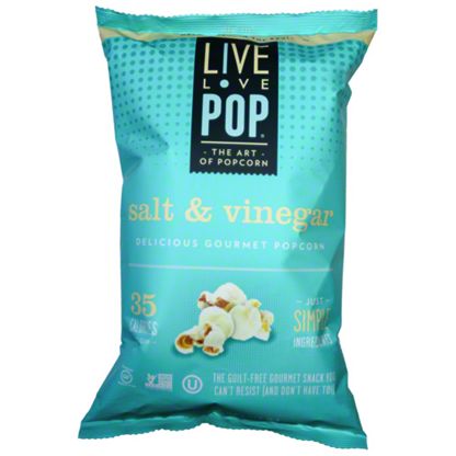 Live Love Pop Salt & Vinegar Popcorn, 4.4 oz – Central Market