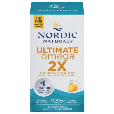 Nordic Naturals Ultimate Omega 2X Soft Gels - 2150 Mg, 60 Ct | Central ...