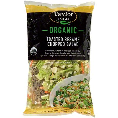 Taylor Farms Organic Toasted Sesame Chopped Salad Kit, 11.3 oz ...