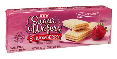 H-E-B Strawberry Sugar Wafers, 9.2 oz | Central Market - Really Into Food