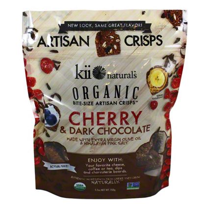 Kii Naturals Organic Cherry Dark Chocolate Crisps 5 3 Oz Central Market