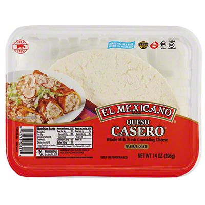 El Mexicano Casero Queso Fresco 4 Lb - meadowhillfarms