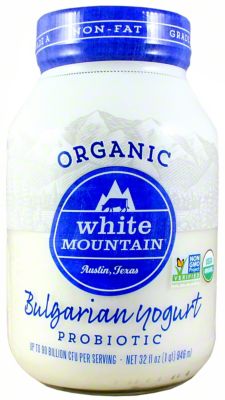 White Mountain Organic Plain Yogurt Non Fat, 32 oz | Central Market -  Really Into Food