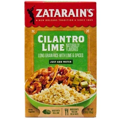 rice Great Value Cilantro & Lime Microwavable Rice, 90 Seconds