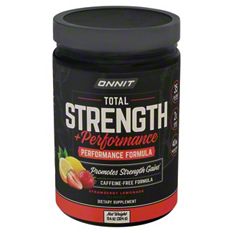 Total Strength + Performance: Stimulant-free Pre-workout Powder