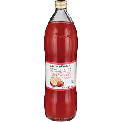 soda central market passion italian strawberry fruit ml organic