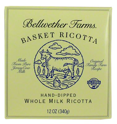 Bellwether Farms Basket Ricotta, 12 oz | Central Market - Really Into Food
