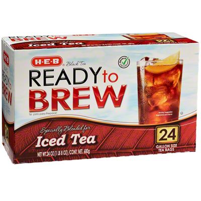 H-E-B Ready To Brew Iced Tea - Gallon Size Black Tea Bags, 24 Ct | Joe ...