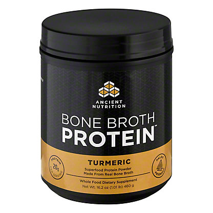 Ancient Nutrition Bone Broth Protein Tumeric, 16.2 oz ...