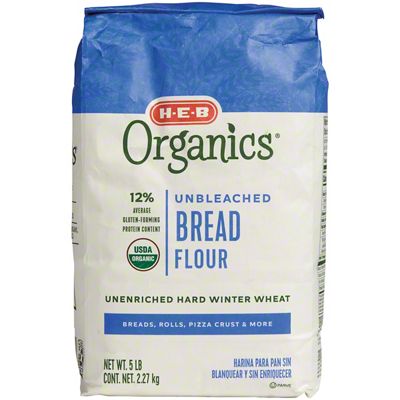 H-E-B Organics Bread Flour, 5 Lb – Central Market