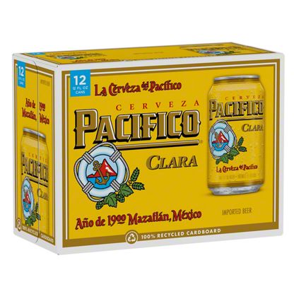 Pacifico Clara Mexican Lager Beer 12 oz Cans, 12 pk – Central Market