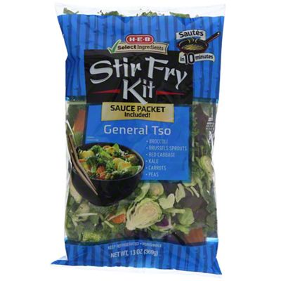 H-E-B Select Ingredients General Tso Stir Fry Kit, 12.75 Oz | Central ...