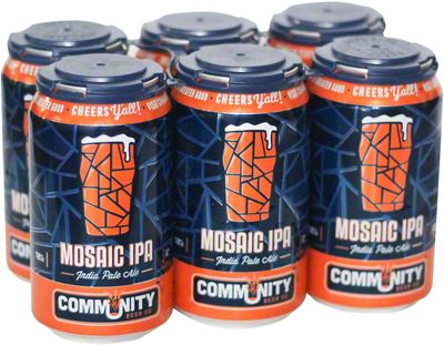 Community Beer Mosaic IPA Beer 12 Oz Cans, 6 Pk – Central Market