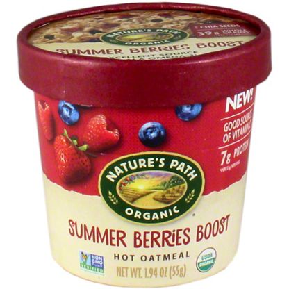 Natures Path Organic Oatmeal Cup Summer Berries 1 94 Oz Central Market