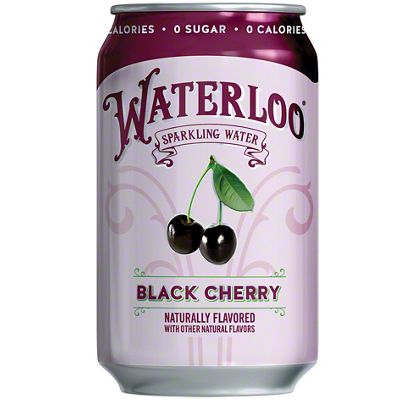 Waterloo Black Cherry Sparkling Water 12 Oz Central Market