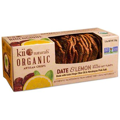 Kii Naturals Date Lemon Crisps 6 Oz Central Market