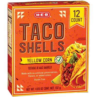 H-E-B Yellow Corn Taco Shells, 12 Ct | Joe V's Smart Shop | Low Prices ...