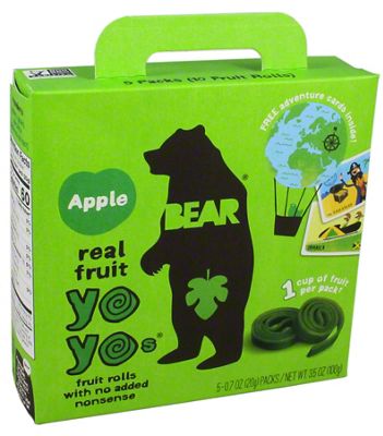 bear yoyo fruit rolls
