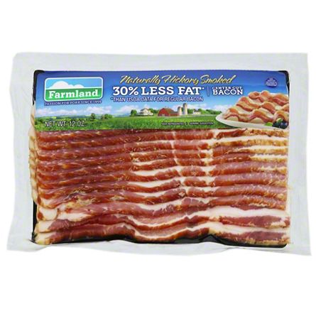 Farmland Naturally Hickory Smoked Center Cut Bacon, 12 oz | Joe V's ...