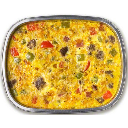 Central Market Egg Casserole with Sausage, Ham, and Peppers, Serves 4-6 ...