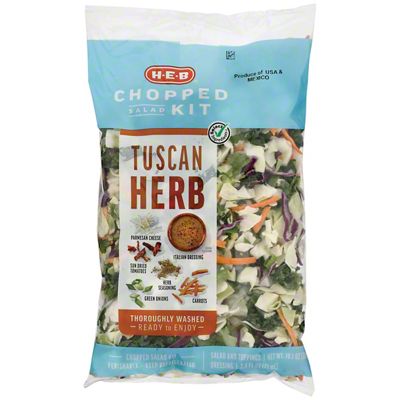 H-E-B Chopped Salad Kit - Tuscan Herb, Each | Central Market - Really ...