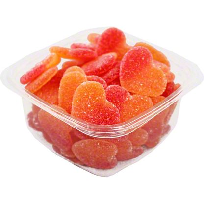 Vidal Gummi Peach Hearts, Sold by the Pound – Central Market