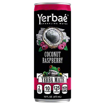 Yerbae Coconut Raspberry Yerba Mate Sparkling Water, 16 oz | Central ...