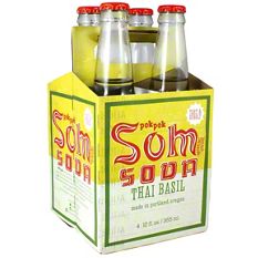 Pok Pok Som Thai Basil Soda 4 Pack 4.00 ea Central Market