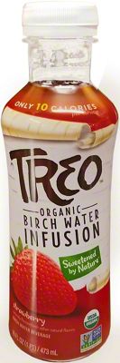 Treo Organic Strawberry Fruit & Birch Water 16 Oz, Flavored