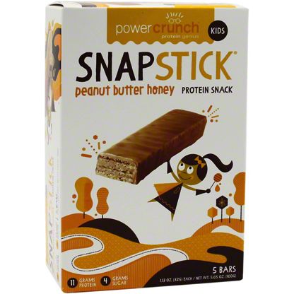 Power Crunch Kids Snapstick Peanut Butter Honey Protein Bars 5 Ct Central Market