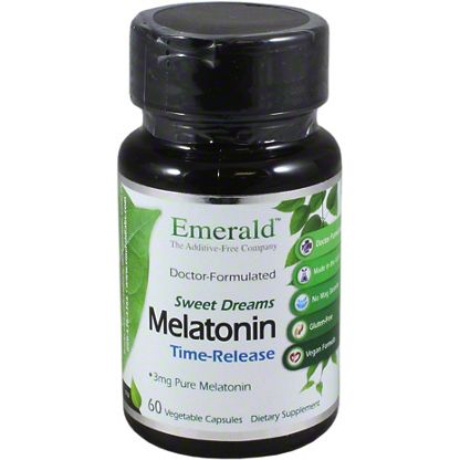 Emerald Labs Melatonin Time-release 3 Mg, 60 Ct