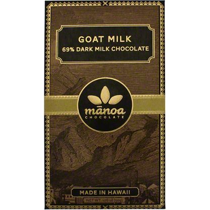 goat milk chocolate bar dark manoa