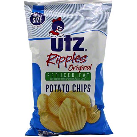 Utz Reduced Fat Ripple Potato Chips, 7.5 OZ | Central Market - Really ...