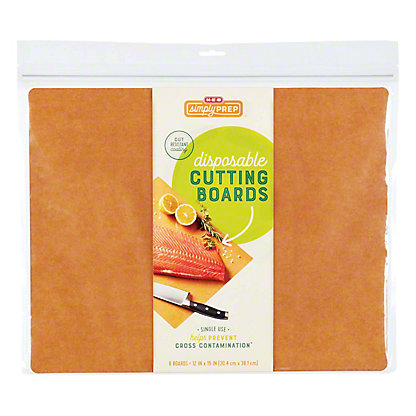 H-E-B Simply Prep Disposable Cutting Boards, 6 ct