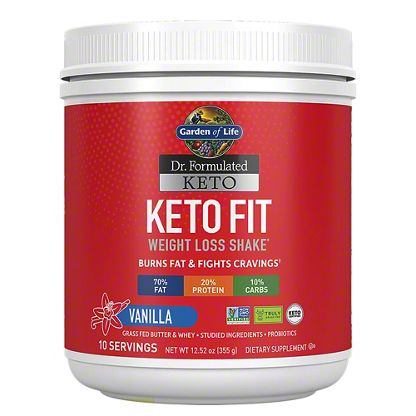 Garden of Life Dr. Formulated Keto Fit Vanilla Weight Loss ...
