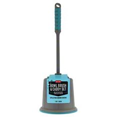 Toilet bowl deals brush and caddy