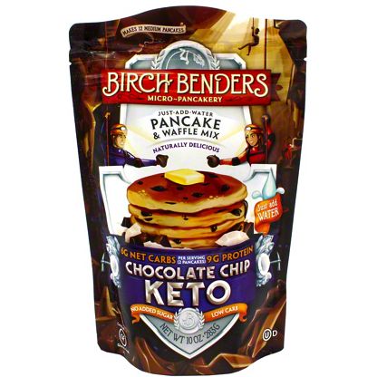 Birch Benders Keto Chocolate Chip Pancake & Waffle Mix, 10 oz – Central ...