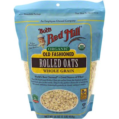 Bob’s Red Mill Oats Rolled Old Fashioned Organic, 16 oz – Central Market