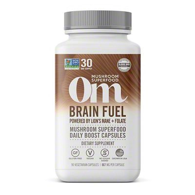 Om Brain Fuel Mushroom Superfood Capsules, 90 ct | Central