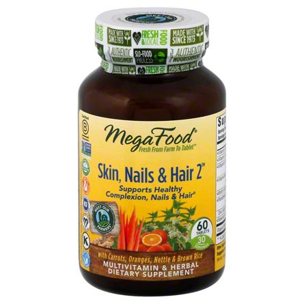 Megafood Skin Nails & Hair 2 Tablets, 60 ct | Central Market - Really ...